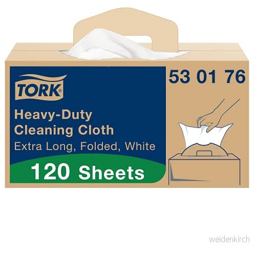 Tork Avtorkningsduk Slitstark W7 - Vit - 120 dukar 7322541184234