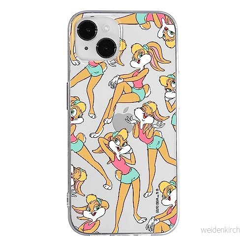 ERT GROUP mobiltelefonfodral för Iphone 14 originalt och officiellt licensierat Looney Tunes mönster Lola 003 optimalt anpassad till formen på mobiltelefonen, gedeeltelijk transparant 5905511640330