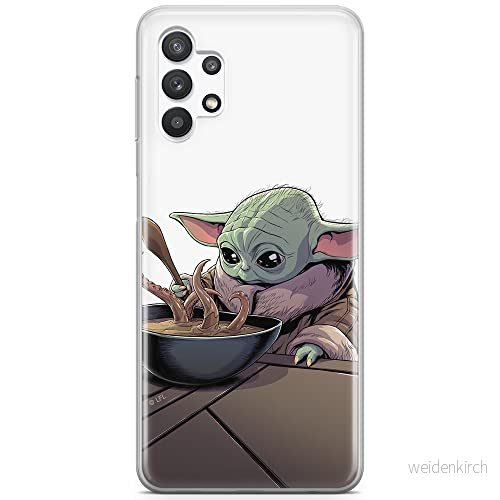 ERT GROUP mobiltelefonfodral för Samsung A32 5G originalt och officiellt licensierat Star Wars mönster Baby Yoda 027 optimalt anpassad till formen på mobiltelefonen, fodral tillverkad av TPU plast 5904805091704