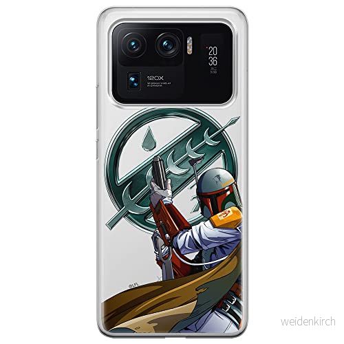 ERT GROUP mobiltelefonfodral för Xiaomi MI 11 ULTRA originalt och officiellt licensierat Star Wars mönster Boba Fett 002 optimalt anpassad till formen på mobiltelefonen, gedeeltelijk transparant 5903932714777