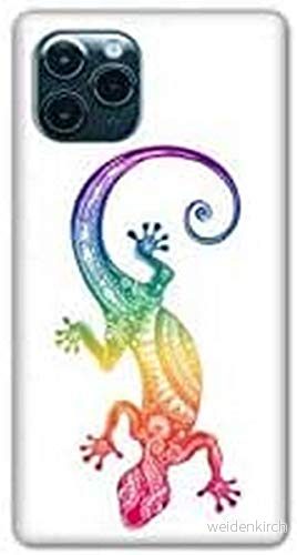 Fodral för iphone 11 (6,1 tum) Maori salamander djur färg 3614849646045