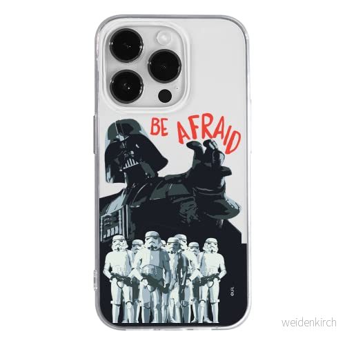 ERT GROUP mobiltelefonfodral för Apple Iphone 14 PRO originalt och officiellt licensierat Star Wars mönster Darth Vader 018 optimalt anpassad till formen på mobiltelefonen, gedeeltelijk transparant 5905131923646