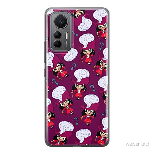 ERT GROUP mobiltelefonfodral för Xiaomi 12 LITE originalt och officiellt licensierat Disney mönster James Hook 002 optimalt anpassad till formen på mobiltelefonen, fodral tillverkad av TPU plast 5905511511784