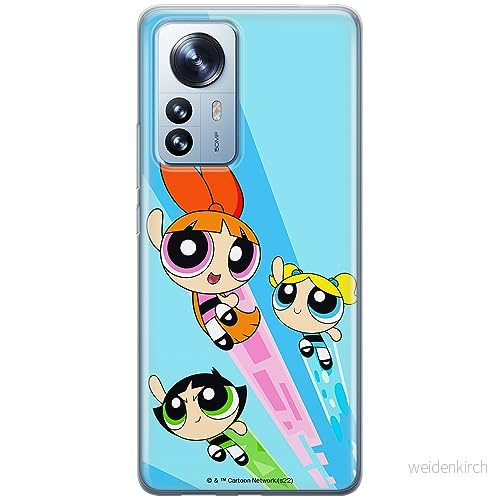 ERT GROUP mobiltelefonfodral för Xiaomi 12 / 12X originalt och officiellt licensierat The Powerpuff Girls mönster 032, fodral tillverkad av TPU plast 5905511978655