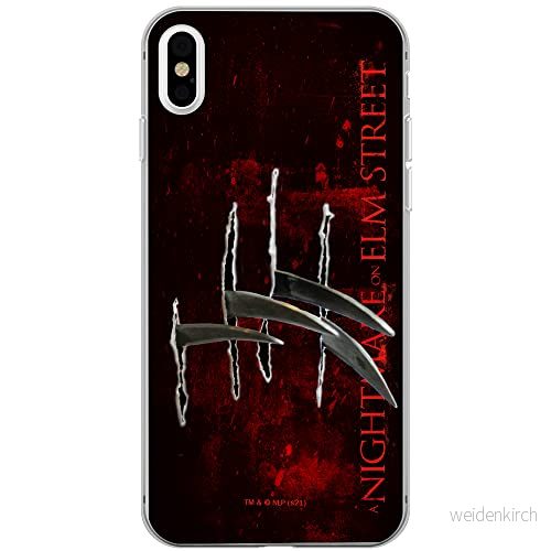 ERT GROUP mobiltelefonfodral för Iphone XS Max originalt och officiellt licensierat Horror mönster Nightmare of Elm Street 004 anpassad till formen på mobiltelefonen, fodral tillverkad av TPU plast 5905511077563