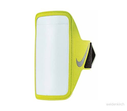 Nike Performance LEAN ARM BAND Unisex Övriga accessoarer, Storlek: One Size, Volt/black/silver 887791394699