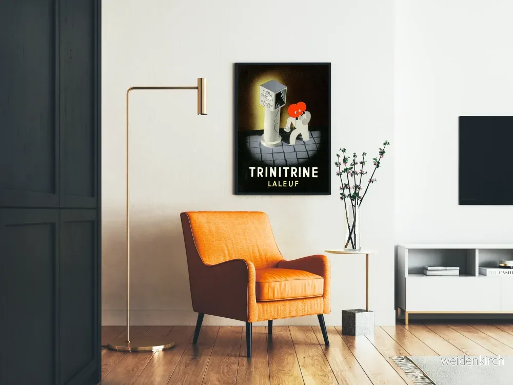 Vintageposter Trinitrine Laleuf för retro väggdekoration - Bild 2