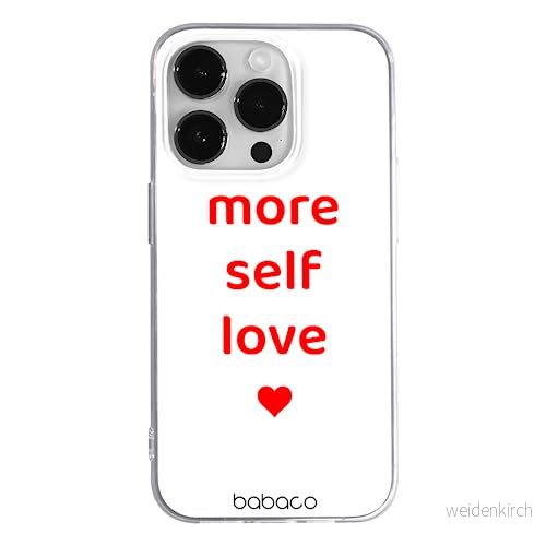 ERT GROUP mobiltelefonfodral för Apple Iphone 14 PRO MAX originalt och officiellt licensierat Babaco mönster More self love 001 anpassad till formen på mobiltelefonen, fodral tillverkad av TPU plast 5905131935809