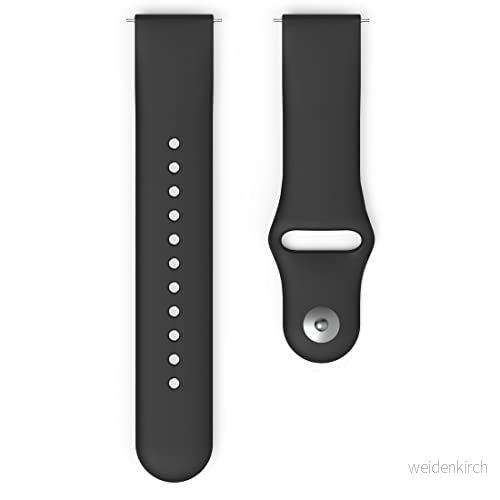 Armband för Fitbit Versa 2/Versa (Lite), ersättningsarmband, universal, svart 4007249862303
