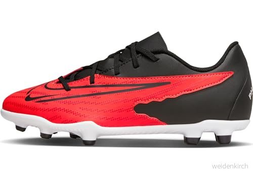 NIKE Phantom Gx Club fotbollssko för pojkar, Ljus karmosinröd svart vit, 37.5 EU 196608032229