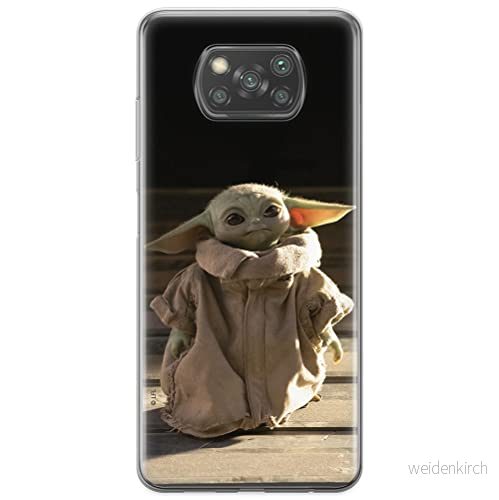 ERT GROUP mobiltelefonfodral för Xiaomi POCOPHONE X3 originalt och officiellt licensierat Star Wars mönster Baby Yoda 001 anpassad till formen på mobiltelefonen, fodral tillverkad av TPU plast 5903537127958