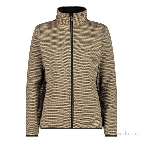 CMP Knit Tech fleecejacka för kvinnor, Sesamo Antracit, 42 8050243164474