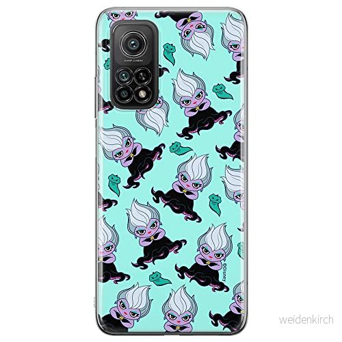 ERT GROUP mobiltelefonfodral för Xiaomi REDMI NOTE 9T originalt och officiellt licensierat Disney mönster Ursula 005 optimalt anpassad till formen på mobiltelefonen, fodral tillverkad av TPU plast 5905131466044