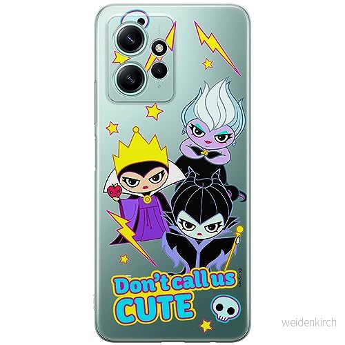 ERT GROUP mobiltelefonfodral för Xiaomi REDMI NOTE 12 4G originalt och officiellt licensierat Disney mönster Villains 003 anpassad till formen på mobiltelefonen, gedeeltelijk transparant 5905511955021