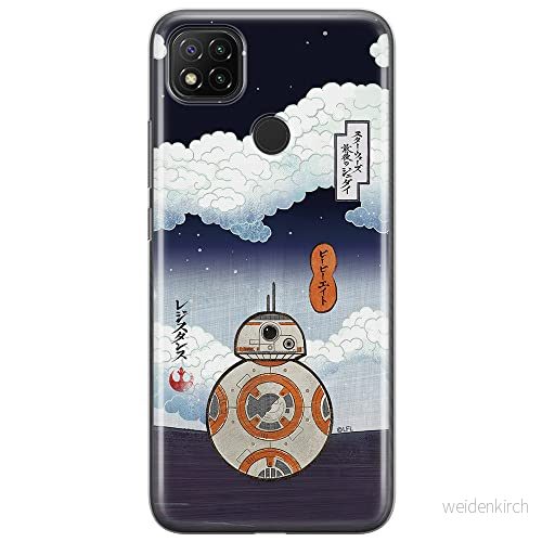 ERT GROUP mobiltelefonfodral för Xiaomi REDMI 9C originalt och officiellt licensierat Star Wars mönster BB 8 011 optimalt anpassad till formen på mobiltelefonen, fodral tillverkad av TPU plast 5903040284384