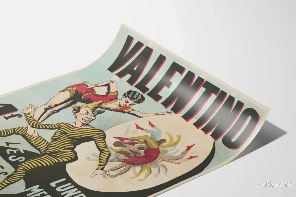 Vintageposter Valentino Les Frères Guiot för väggdekoration - Bild 3
