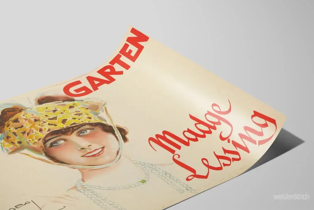 Vintageaffisch Wintergarten Madge Lessing - Bild 2