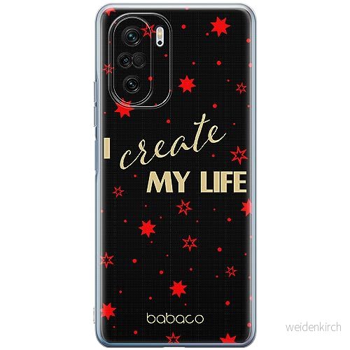 ERT GROUP mobiltelefonfodral för Xiaomi MI 11i/ REDMI K40/K40 PRO/POCO F3/ F3 PRO originalt och officiellt licensierat Babaco mönster Positive vibes 006, fodral tillverkad av TPU plast 5905511886523