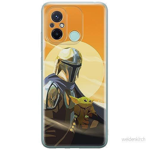 ERT GROUP mobiltelefonfodral för Xiaomi REDMI 12C/ 11A originalt och officiellt licensierat Star Wars mönster Baby Yoda 020 anpassad till formen på mobiltelefonen, fodral tillverkad av TPU plast 5905511846008