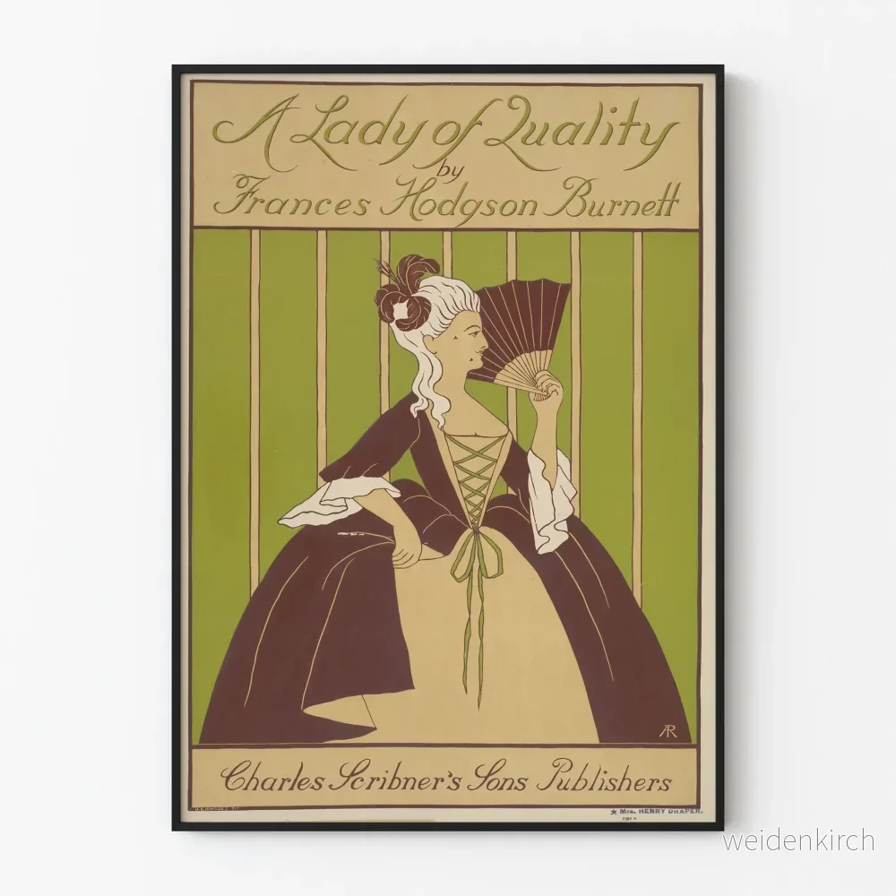 Vintageposter A Lady of Quality för väggdekoration