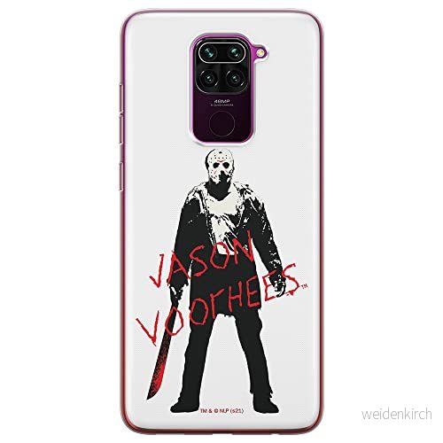 ERT GROUP mobiltelefonfodral för Xiaomi REDMI NOTE 9 originalt och officiellt licensierat Horror mönster Friday the 13th 017 anpassad till formen på mobiltelefonen, fodral tillverkad av TPU plast 5905511119881
