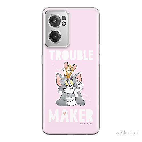 ERT GROUP mobiltelefonfodral för Oneplus NORD CE 2 originalt och officiellt licensierat Tom & Jerry mönster 006 optimalt anpassad till formen på mobiltelefonen, fodral tillverkad av TPU plast 5905511288709