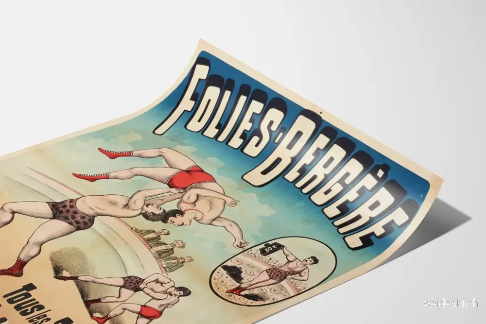 Poster Folies Bergère – Stora Strider Kvällar klockan 11 - Bild 3
