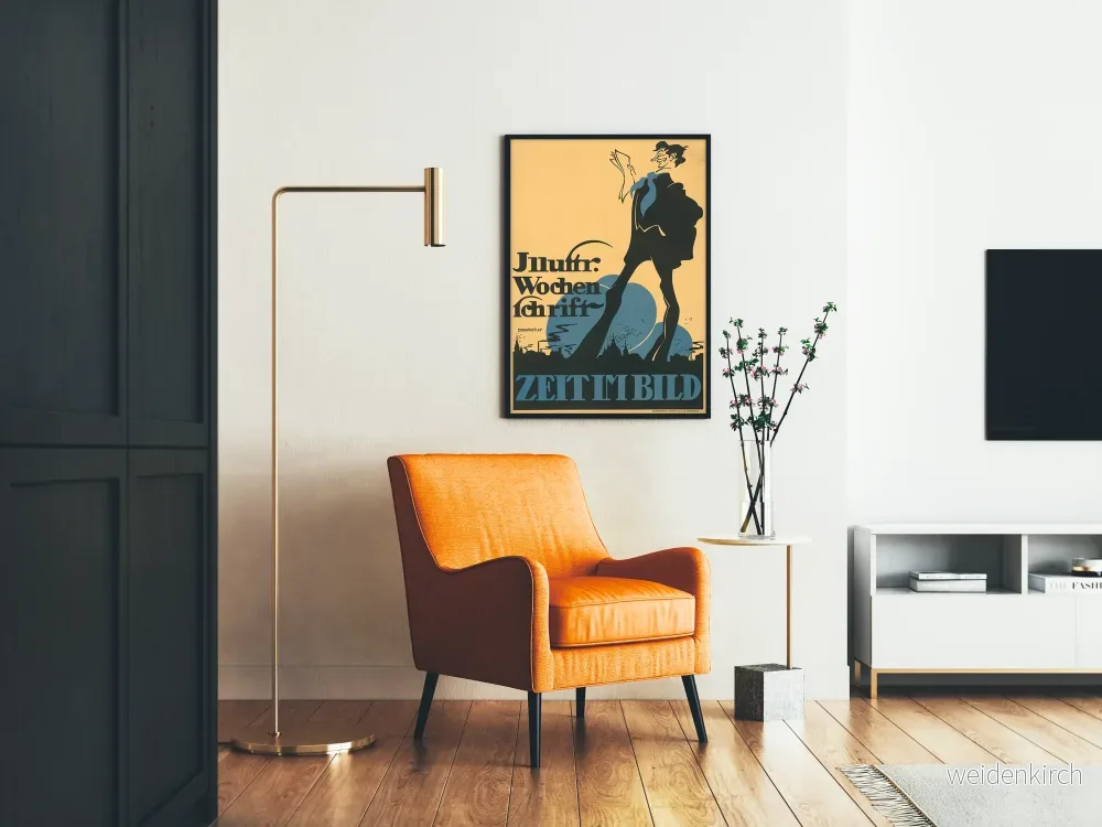 Vintage Zeit im Bild Poster för väggdekoration - Bild 2
