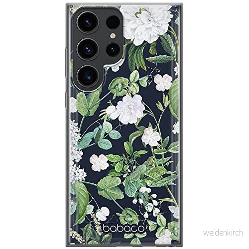 ERT GROUP mobiltelefonfodral för Samsung S23 ULTRA originalt och officiellt licensierat Babaco mönster Flowers 034 optimalt anpassad till formen på mobiltelefonen, fodral tillverkad av TPU plast 5905511472283