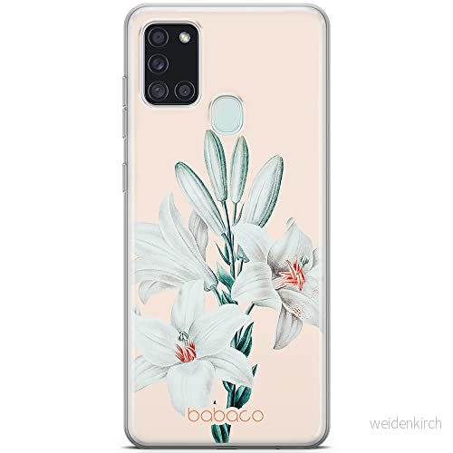 ERT GROUP mobiltelefonfodral för Samsung A21s originalt och officiellt licensierat Babaco mönster Flowers 039 optimalt anpassad till formen på mobiltelefonen, fodral tillverkad av TPU plast 5905131305596