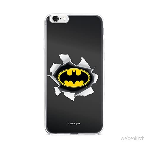 ERT GROUP mobiltelefonfodral för Iphone 6 PLUS originalt och officiellt licensierat DC mönster Batman 059 optimalt anpassad till formen på mobiltelefonen, fodral tillverkad av TPU plast 5905131534514