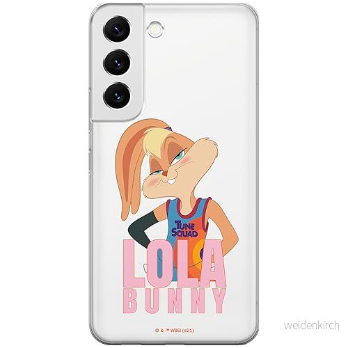 ERT GROUP mobiltelefonfodral för Samsung S22 originalt och officiellt licensierat Looney Tunes mönster Space Jam 021 optimalt anpassad till formen på mobiltelefonen, gedeeltelijk transparant 5905511055448