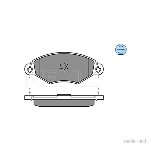 MEYLE 025 219 8018 Bromsbeläggsats ORIGINAL Quality framaxel ej förberett för slitvarningsvisning PEUGEOT: 206 Hatchback, SW 4040074154236