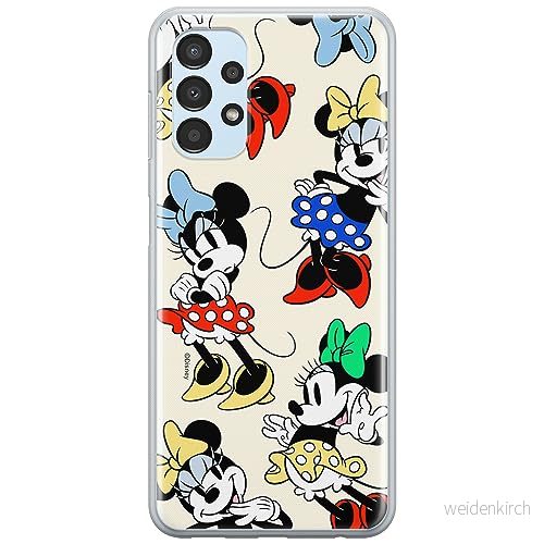 ERT GROUP mobiltelefonfodral för Samsung A13 4G originalt och officiellt licensierat Disney mönster Minnie 076 optimalt anpassad till formen på mobiltelefonen, fodral tillverkad av TPU plast 5905795028275
