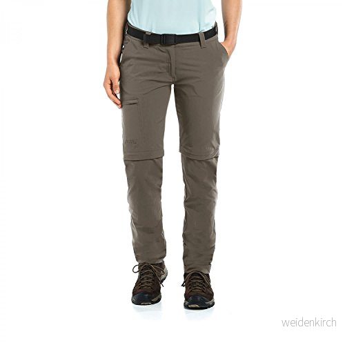 Maier sport kvinnor utomhus slang dragkedja inara smal utomhusbyxor Brown Teak 16 4056286229808