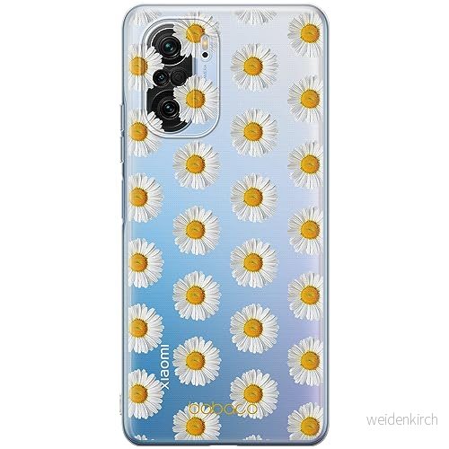 ERT GROUP mobiltelefonfodral för Xiaomi MI 11i/ REDMI K40/K40 PRO/POCO F3/ F3 PRO originalt och officiellt licensierat Babaco mönster Flowers 009, gedeeltelijk transparant 5905511880514