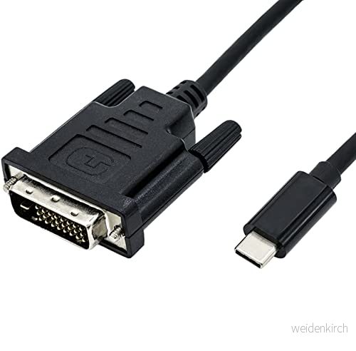 ROLINE USB typ C DVI adapterkabel, ST/ST, 2 m 7611990145829