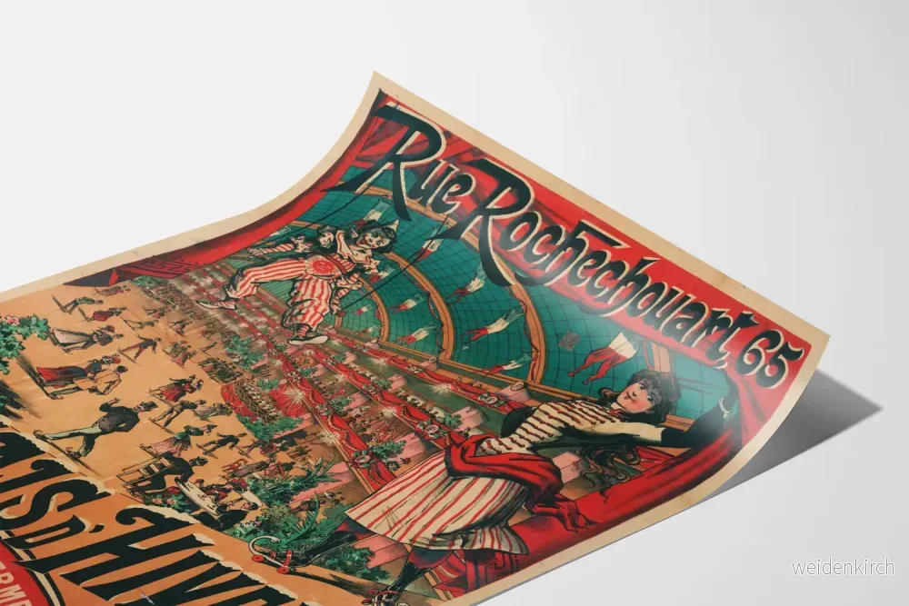Vintageposter Palais d'Hiver Rue Rochechouart 65 - Bild 3