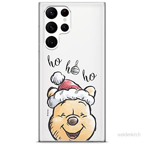 ERT GROUP mobiltelefonfodral för Samsung S22 ULTRA originalt och officiellt licensierat Disney mönster Winnie the Pooh and friends 022 anpassad till formen på mobiltelefonen, gedeeltelijk transparant 5904805278914