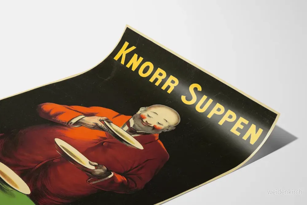 Vintage reklamposter för Knorr Suppen för väggdekoration - Bild 3