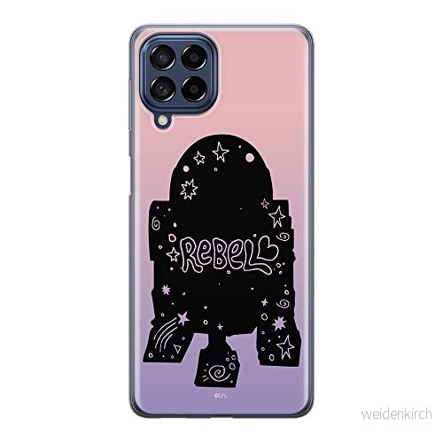 ERT GROUP mobiltelefonfodral för Samsung M33 5G originalt och officiellt licensierat Star Wars mönster R2D2 005 optimalt anpassad till formen på mobiltelefonen, fodral tillverkad av TPU plast 5905511352189