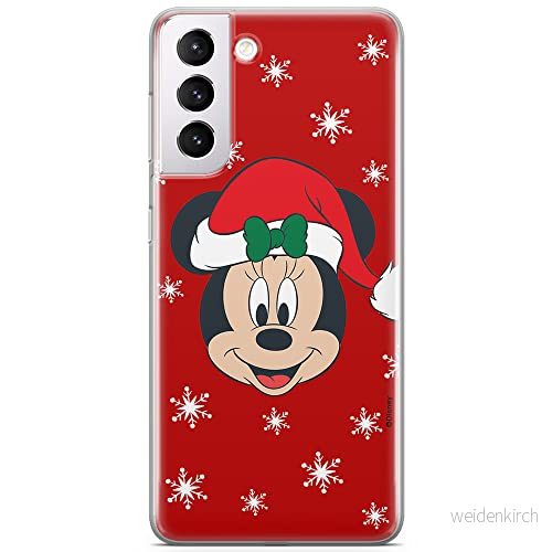 ERT GROUP mobiltelefonfodral för Samsung S21 originalt och officiellt licensierat Disney mönster Minnie 061 optimalt anpassad till formen på mobiltelefonen, fodral tillverkad av TPU plast 5903932298550