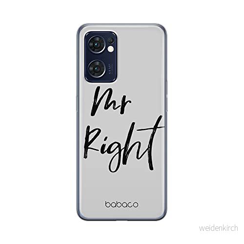 ERT GROUP mobiltelefonfodral för Oppo RENO 7 5G originalt och officiellt licensierat Babaco mönster Mr Right 001 optimalt anpassad till formen på mobiltelefonen, fodral tillverkad av TPU plast 5905511310752