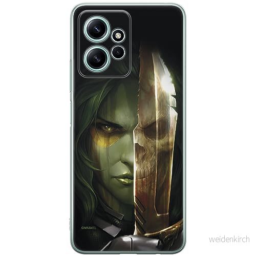 ERT GROUP mobiltelefonfodral för Xiaomi REDMI NOTE 12 4G originalt och officiellt licensierat Marvel mönster Gamora 002 optimalt anpassad till formen på mobiltelefonen, fodral tillverkad av TPU plast 5905511952105