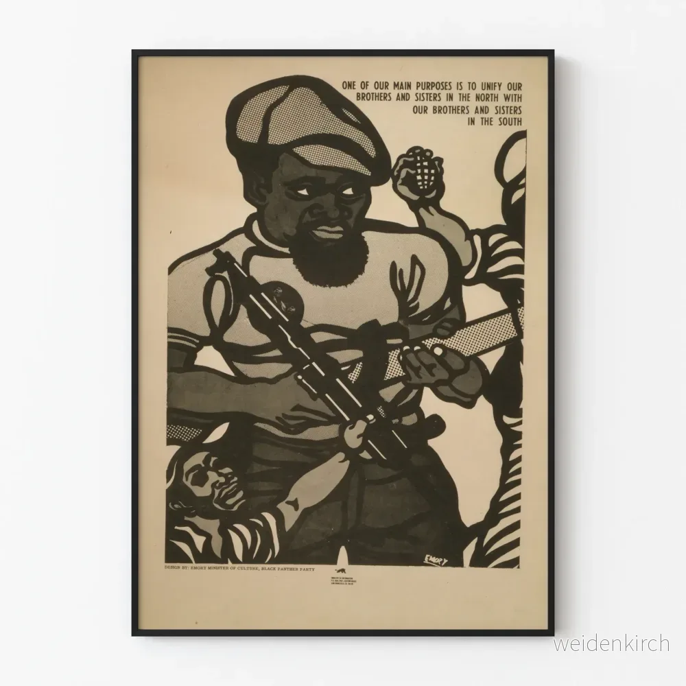 Förenande aktivistposter för Black Panther Party