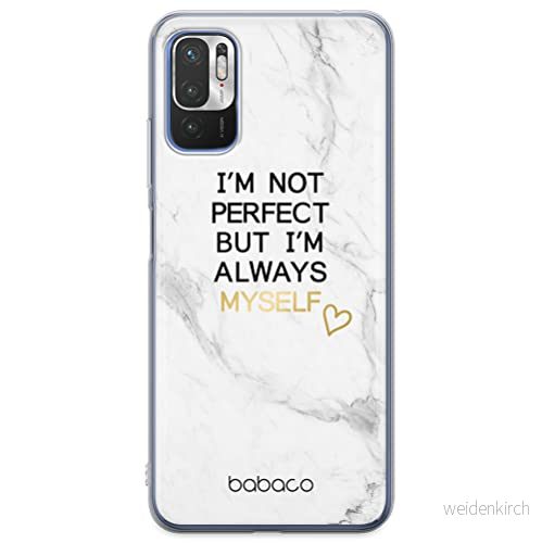 ERT GROUP mobiel telefoonhoesje voor Xiaomi REDMI NOTE 10 5G / POCO M3 PRO origineel en officieel erkend Babaco patroon Positive vibes 005, hoesje is gemaakt van TPU 5903932952544
