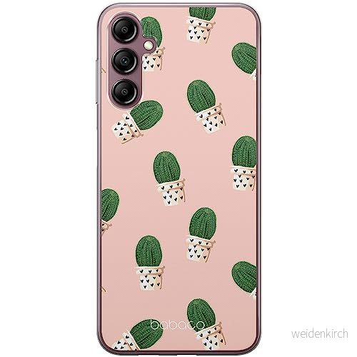 ERT GROUP mobiltelefonfodral för Samsung A14 4G/5G originalt och officiellt licensierat Babaco mönster Plants 001 optimalt anpassad till formen på mobiltelefonen, fodral tillverkad av TPU plast 5905511819491