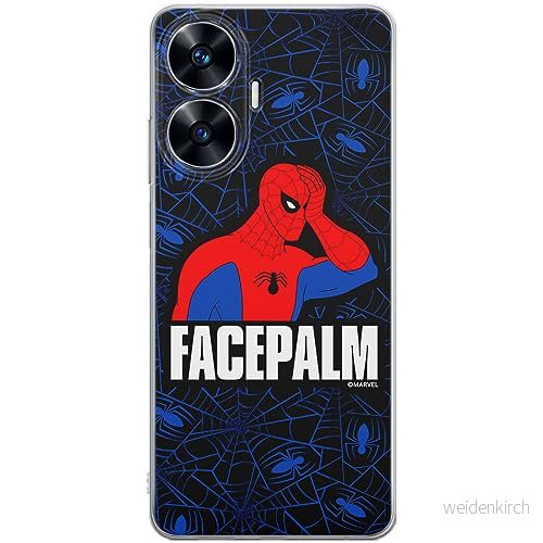 ERT GROUP mobiltelefonfodral för Realme C55 originalt och officiellt licensierat Marvel mönster Spider Man 029 optimalt anpassad till formen på mobiltelefonen, fodral tillverkad av TPU plast 5905795006754