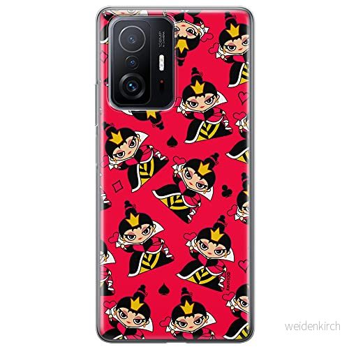 ERT GROUP mobiltelefonfodral för Xiaomi 11T 5G / PRO originalt och officiellt licensierat Disney mönster Queen of Hearts 002, fodral tillverkad av TPU plast 5905131429995