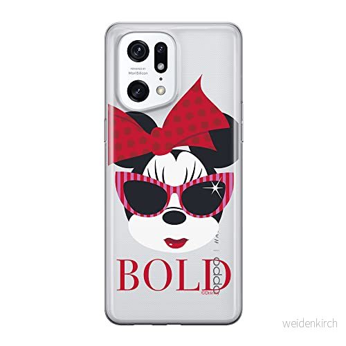 ERT GROUP mobiltelefonfodral för Oppo FIND X5 PRO originalt och officiellt licensierat Disney mönster Minnie 045 optimalt anpassad till formen på mobiltelefonen, gedeeltelijk transparant 5905511403775